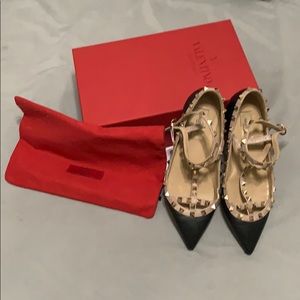 Valentino Garavani Rockstud Flats 38